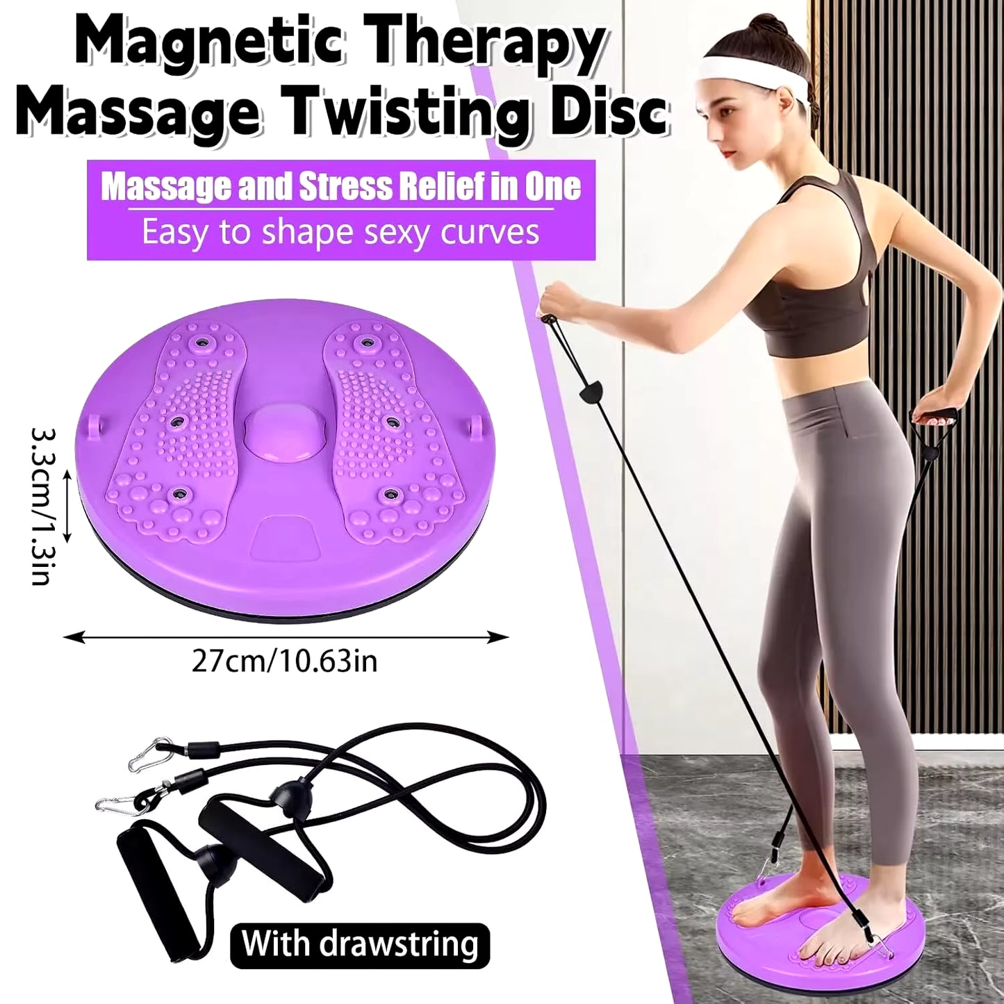 Waist Twisting Disc Weight Loss Balance Board Waist Trainer Machine for Exercise