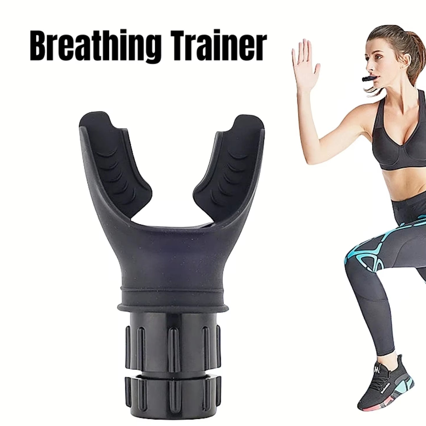 Sports Breathing Trainer Exercise Lung Face Mouthpiece Respirator Fitness Equipment Household Healthy Care Accessories Workout